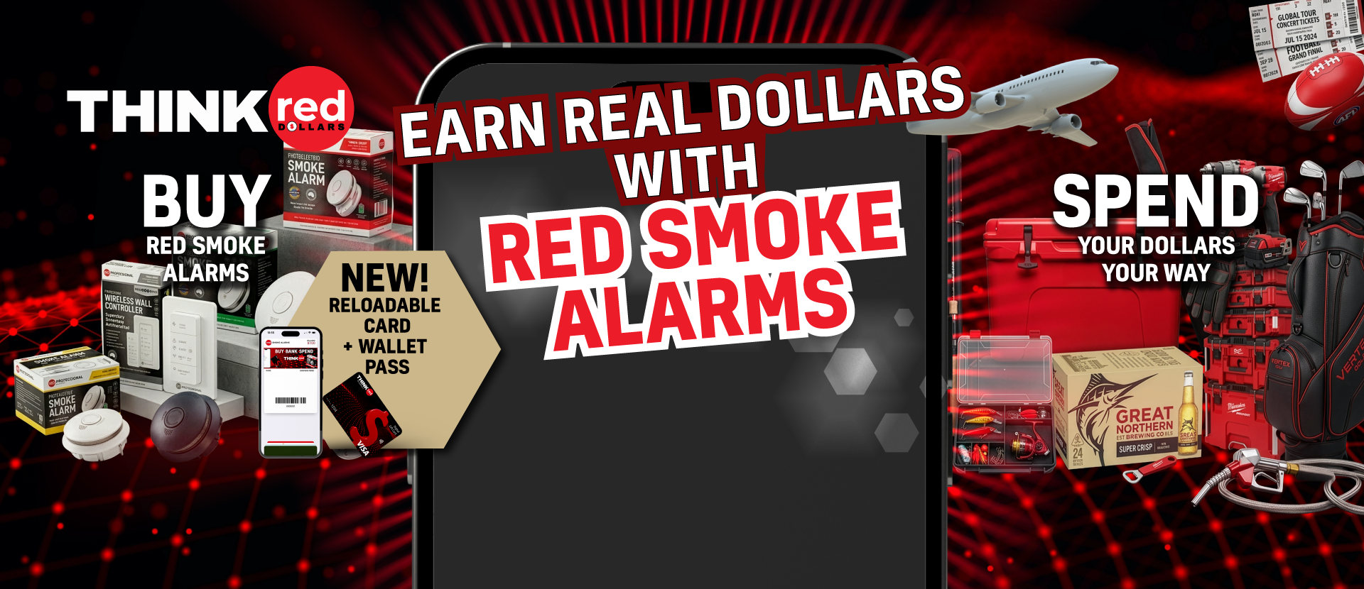 Think Red Rewards Banner